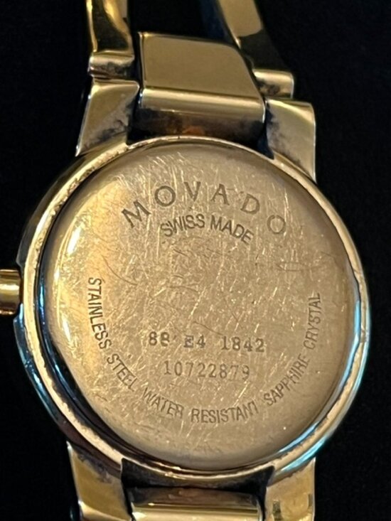 MOVADO | Amorosa Black Museum Dial Diamond Accents-NEW Battery main image 4